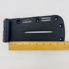 Power Wheelchair Footrest Mount Adapter Plates Pair Hinged Slotted Foot Rest
