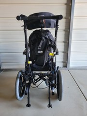 Quickie Iris Zippie Recline Tilt in Space Wheelchair 14″x13″ OR 14″x16″ ?