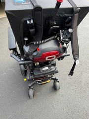 Quantum Edge 3 Power Wheelchair iLevel Joystick Control Red Black