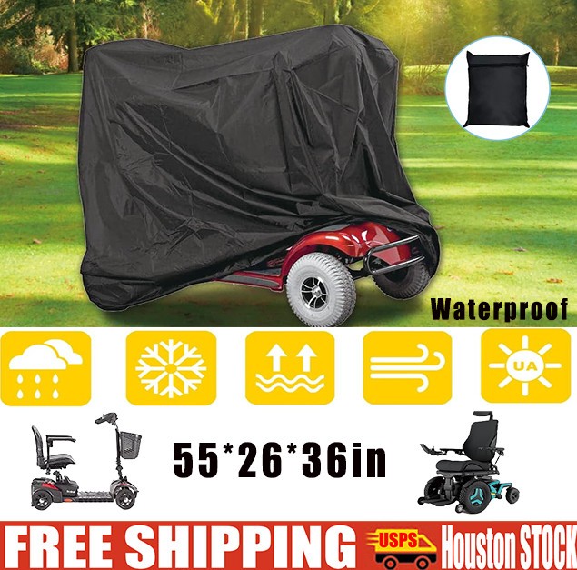 waterproof 55 x 26 x 36 inch universal mobile scooter storage cover wheelchair