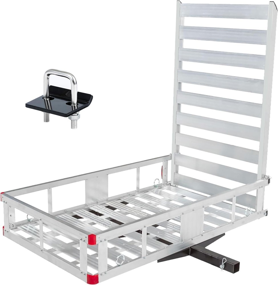 MaxxHaul 80779 Aluminum Hitch Mount Wheelchair/Mobility Carrier – 50″ x 29.5″