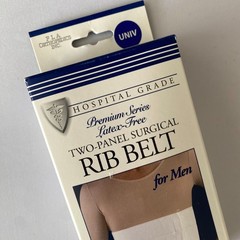 FLA Hospital Grade Premium Series Latex Free Two Panel Surgical Rib Belt For Men