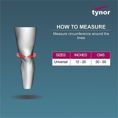 Tynor Patellar Support Grey Universal size Free Shipping