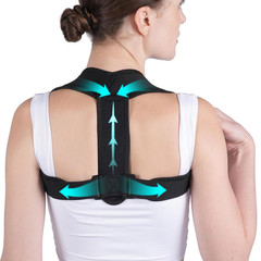 Posture Corrector for Women & Men – Adjustable Upper Back Brace Straightener Sui
