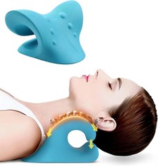 Cervical Neck Traction Pillow Stretcher Brace Support Relax Massage Device