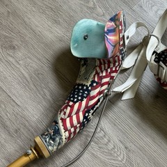 Vintage Patriotic Arm Prosthetics with Dorrance USA Hooks Arms – Left/Right