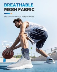 Ankle Brace Men Women with Figure 8 Support Triple Lock Compression for Sprains
