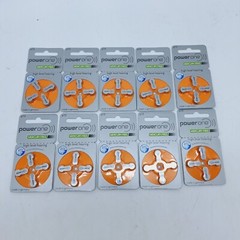 Power One Hearing Aid Batteries P13 PR48 1.45v X 40 10 Packs Exp2023