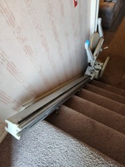 2- Handicare Simplicity Straight Indoor Stairlift Chair Perfect For A Highranch