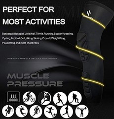 Knee Calf Padded 2 Pack Compression Leg Sleeve Shin Protective