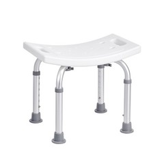 Shower Chair Seat 350lb Bath Stool Padded Height Adjustable Bathtub Seat Bench
