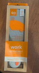 GO Comfort Work Insole Orange Large W: 12+, M: 11.5-14 Regular US U13B