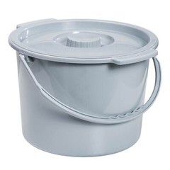 drive 11108 Commode Bucket 12 Quart With Metal Handle And Cover 1 Ct