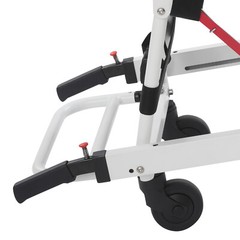 EMS Mobility Transport Chair w/6″ Wheels – No Assembly, 400lbs Aircraft Aluminum