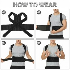 Adjustable Posture Corrector Back Support Shoulder Brace Belt Men Women