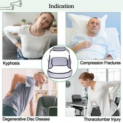 Adjustable Rigid Back Brace for Sciatica,Herniated Disc Relief Recovery