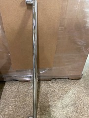 Ginger 5085SQ/PC 36″ Square Corner Grab Bar Tube – Polished Chrome