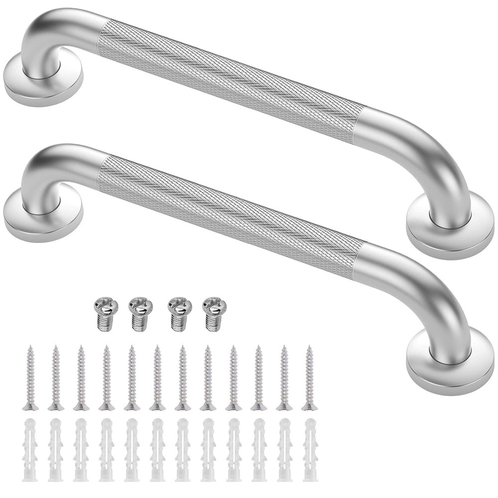 Grab Bars for Shower, 2 Pack 16 Inch Anti-Slip Safety Shower Handle for Senior,