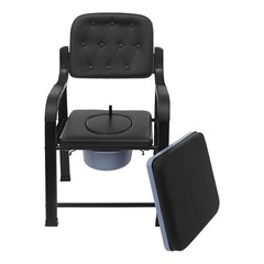 250kg/551lbs Heavy Duty Bedside Commode Seniors Adults Elderly Toilet Chair