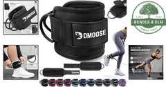 Durable Ankle Strap Set for Cable Machines – Ideal for Lower Body Exercises