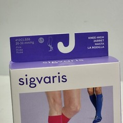 Sigvaris Motion 412 High Tech Knee High Compression Socks – 20-30 mmHg Pink Rose