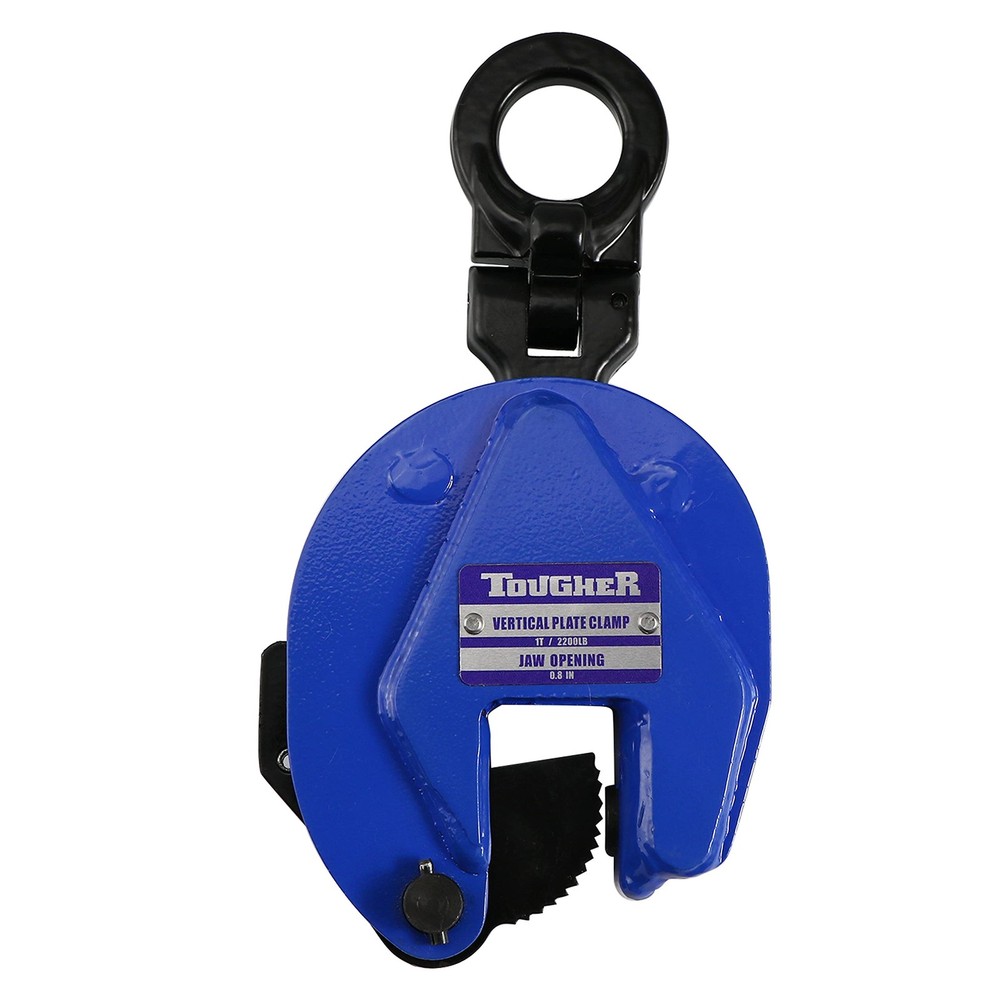 TOUGHER Vertical Plate Clamp, 2200lbs/1T Lifting Clamp 2200lb/1T, Blue