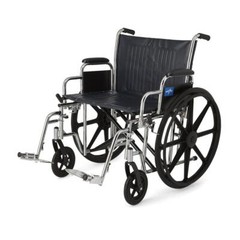 Extra Wide Wheelchair, 24″, Swing-away Legs