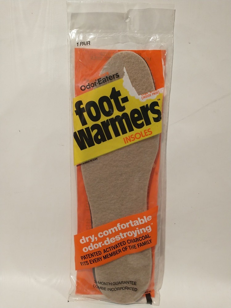 Odor Eaters Warm – Fleece Foot-Warmers Oder Destroying Winter Insoles Johnson’s