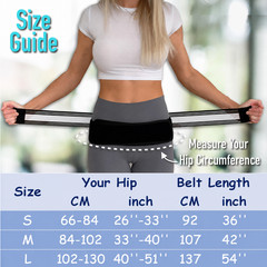 Premium Belt Relieve Lower Back Pain Si Joint Sciatica Waist Belly Support Belt