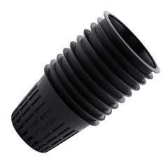 10pcs Heavy Duty Mesh Pot Net Cup Basket Hydroponic Plant Grow Clone Black AP9