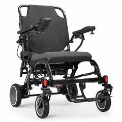 Two Battery 500W Carbon Fiber Electric Wheelchairs For All Terrain Airline