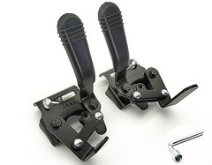 Universal Wheelchair Brake Replacement – Blue & Silver Sport K1, Includes Tools