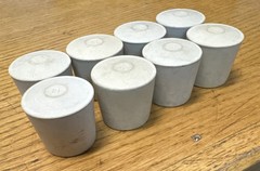 10 PACK – 1-1/8″ Heavy Rubber Cane Tip Crutch Walking Stick Furniture Chair Leg