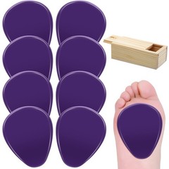 Mepase 8 Pieces Gel Ball 2.87 x 2.36 x 0.1 Inch (7.3 x 6 x 0.25 cm), Purple
