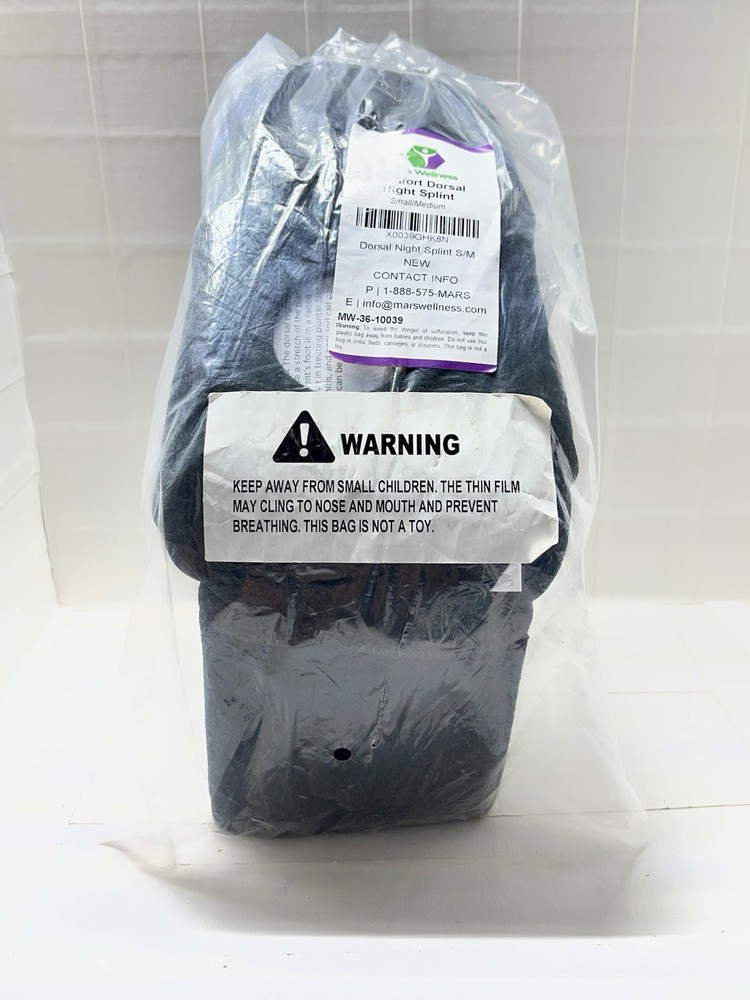 Comfort Dorsal Night Splint By Mars Wellness Size S/M MW-36-10039 Fast Shipping!