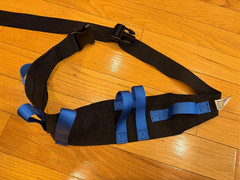 Gait Belt Transfer Walking with 6 Green Hand Grips Quick-Release Buckle LiftAid