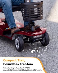 Powered mobility scooter 400 lb capacity, Electric Scooter for Adults & Seniors