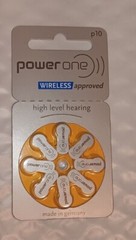 New (10) Packs Power One P10 Hearing Aid Batteries Wireless Approved Exp 04-2024
