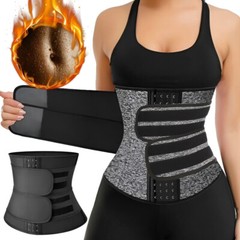 Men Waist Trainer Abdomen Reducer Sweat Trimmer Slimming Belt Body Shaper Girdle