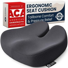 5 STARS UNITED Memory Foam Seat Cushion – Tailbone Pain Relief