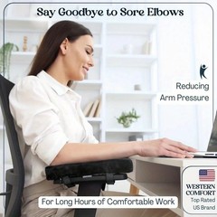 1Pc Memory Foam Armrest Pads for Office Chair Elbow Support Cushion for Arm USA