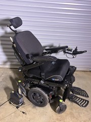 Q500 Electric Wheelchair Used All 5 Speeds Work All Controls Work Except Legs