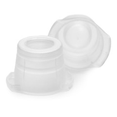 McKesson Tube Closure Snap Cap Natural Polyethylene 177-118115C 1000 per Bag