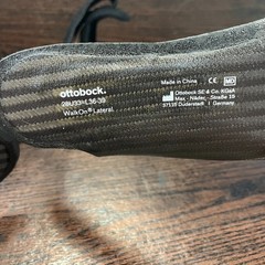 Ottobock WalkOn Lateral 28U33 Leg Foot Orthosis Brace Pair Unisex M 36-39 Black