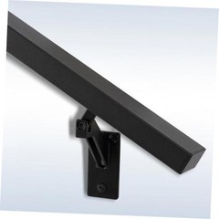 5FT Handrails Kit for Indoor Outdoor Stairs，Modern Aluminum 5 FT Matte Black