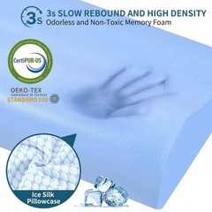 Cervical Pillow for Neck Pain Relief – Ergonomic Memory Foam Pillow