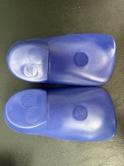littleSTEPS Arch Support Gait Plate Kids Orthotic Insoles Blue, Size 5