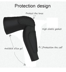 Honeycomb Knee & Calf Compression Sleeves Protective Gear for Basketball Sports
