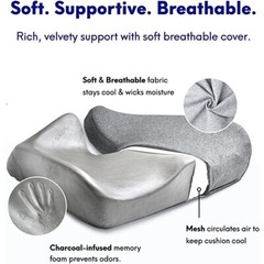 Cushion Lab Patented Pressure Relief Seat Cushion for Long Sitting Hours Memory