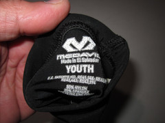 McDavid HEX Protective 635 Shooter Arm Sleeve Black Single Youth Small Baseball